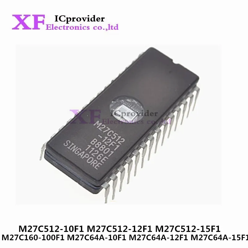 5Pcs M27C512 M27C512-10F1 M27C512-12F1 M27C512-15F1 M27C160-100F1 CDIP32 M27C64A-10F1 M27C64A-12F1 M27C64A-15F1 M27C64A CDIP28