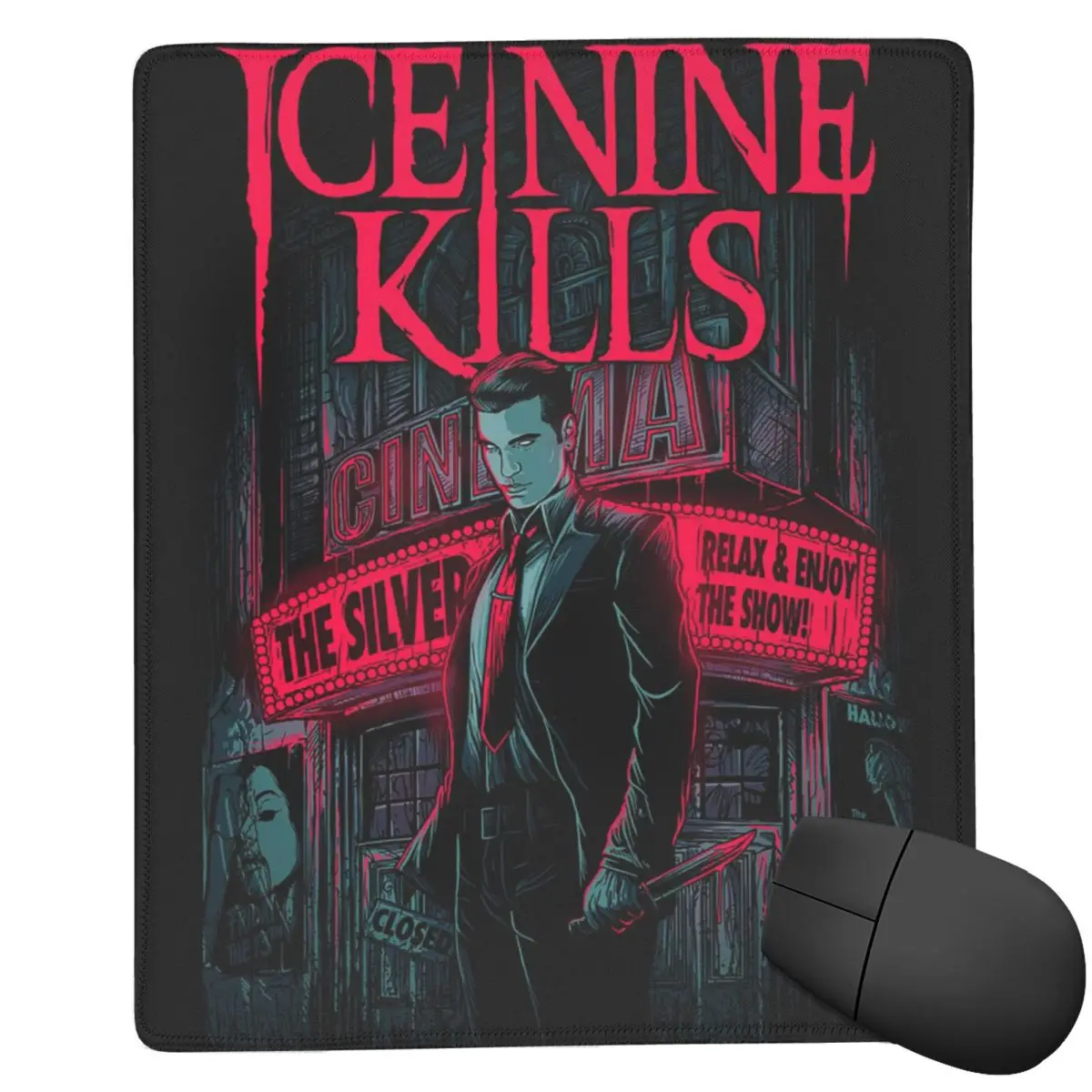Ice Nine Kills The Silver Scream By Grave Mouse Pad Computer Keyboard Mouse Mat Gamer PC Laptop Desk Mat Office Accessories