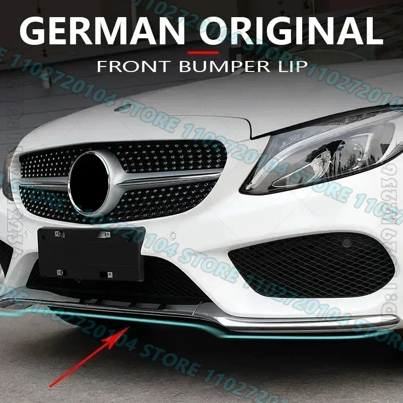 2014-2018 W205 for Mercedes-Benz C300, C400, C450 AMG, C63 AMG Front Bumper Lip Lower Trim 2058851374 2058851474 2058851574
