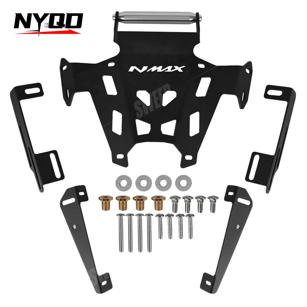 

For 2025 NMAX155 Front Windshield Retrofit Bracket Rearview Mirror Forward Navigation Bracket motorcycle accessories