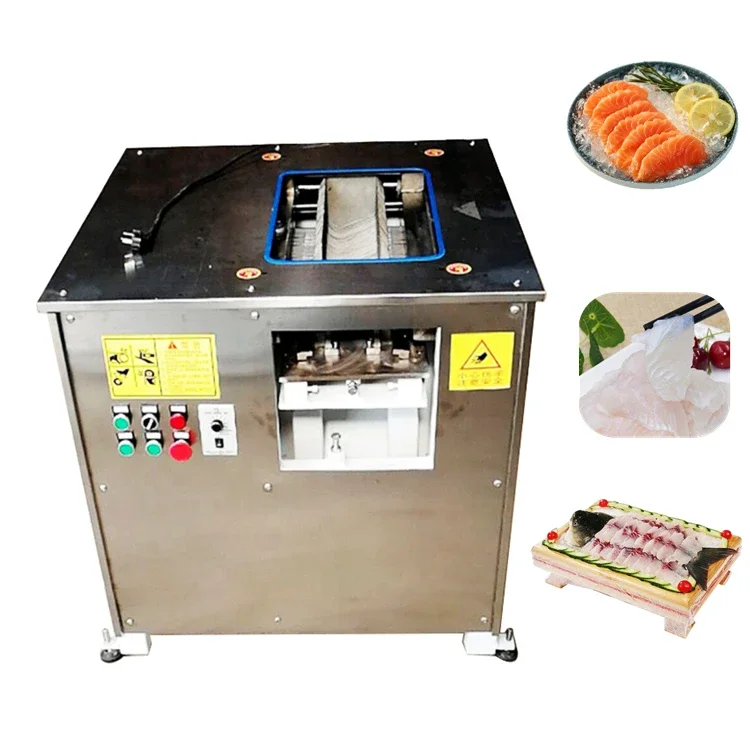 Electric Salmon Fish Fillet Slicer Machine Fish Jerky Slicing Machine Fish Slice Cutting Machine