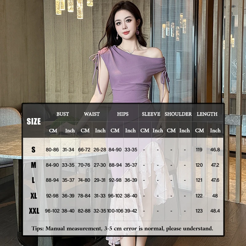 A-Leibniz レディース ドレス セクシー パープル フィッシュテール ドレス フォーマル パーティー イブニング ドレス 結婚式 宴会 ドレス 51329