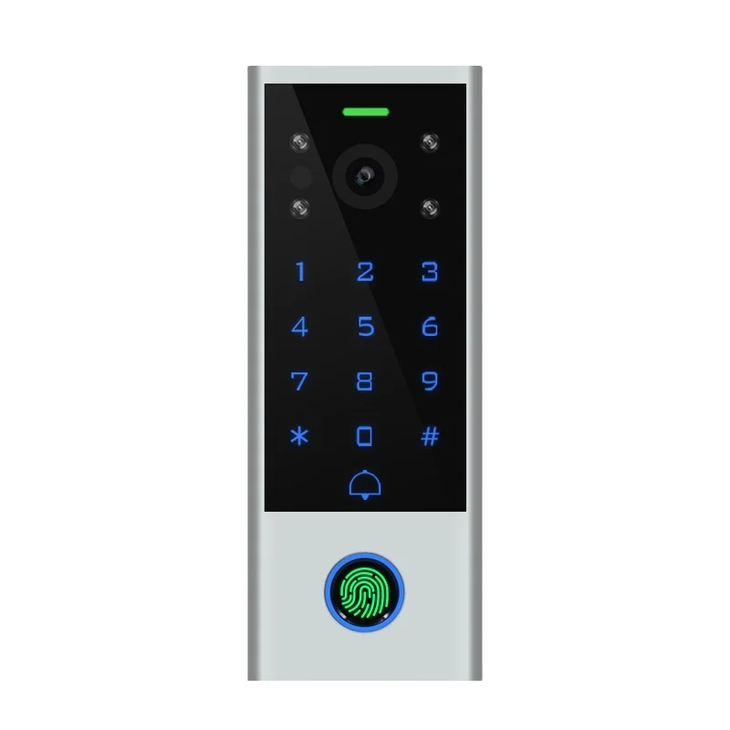 

Intercom Access Touch Keypad With Fingerprint Waterproof Smart WIFI Video