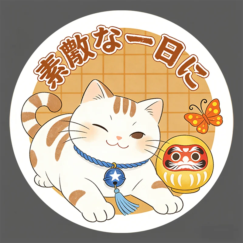 Round Stickers - Ca…