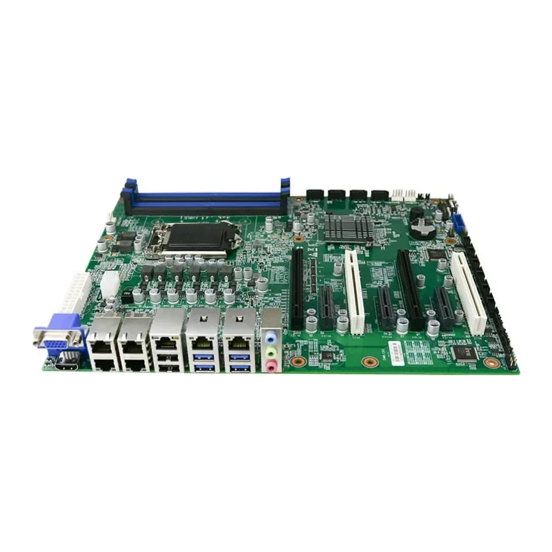 ATX Motherboard EAMB-1501  LGA 1200 2/3/7 LAN DDR4 support 128GB Memory Computer Server Board