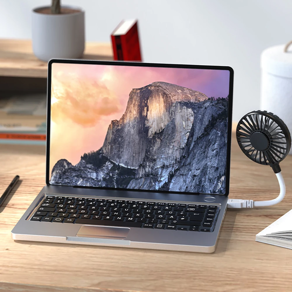 Small Fan Plug And Play Creative Mini Usb Fan Portable Student Dormitory Cooling Accessories For Power Bank Laptop Pc Ac Charger