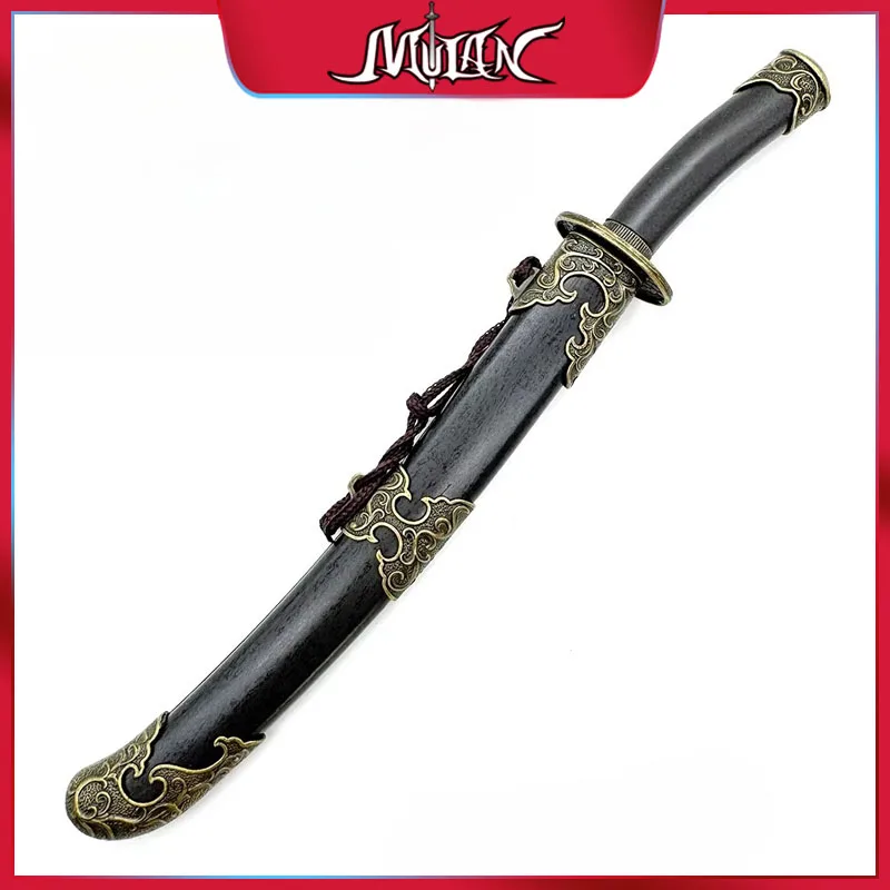 Armes froides anciennes chinoises 28 CM, modèle de printemps, ornements de bureau à collectionner, cadeaux d'anniversaire créatifs pour jouet ami