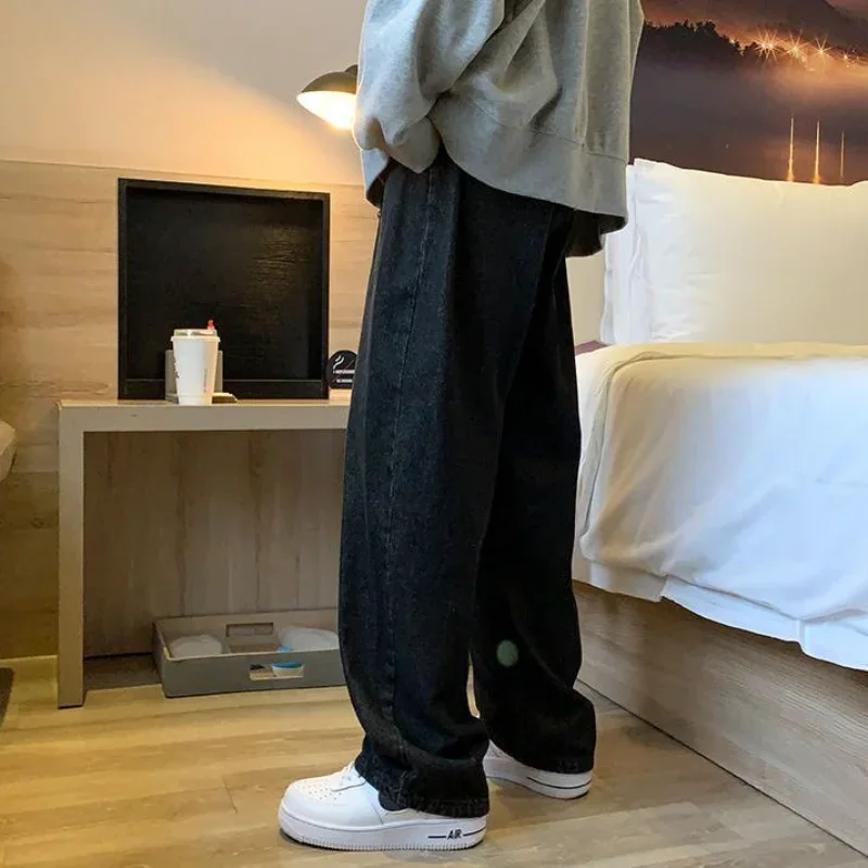 ジーンズ女性だぶだぶ S-5XL ウォッシュデニムカップルオールマッチ韓国スタイルルーズストリートシンプルシックなファッションレジャーヴィンテージ Vaqueros