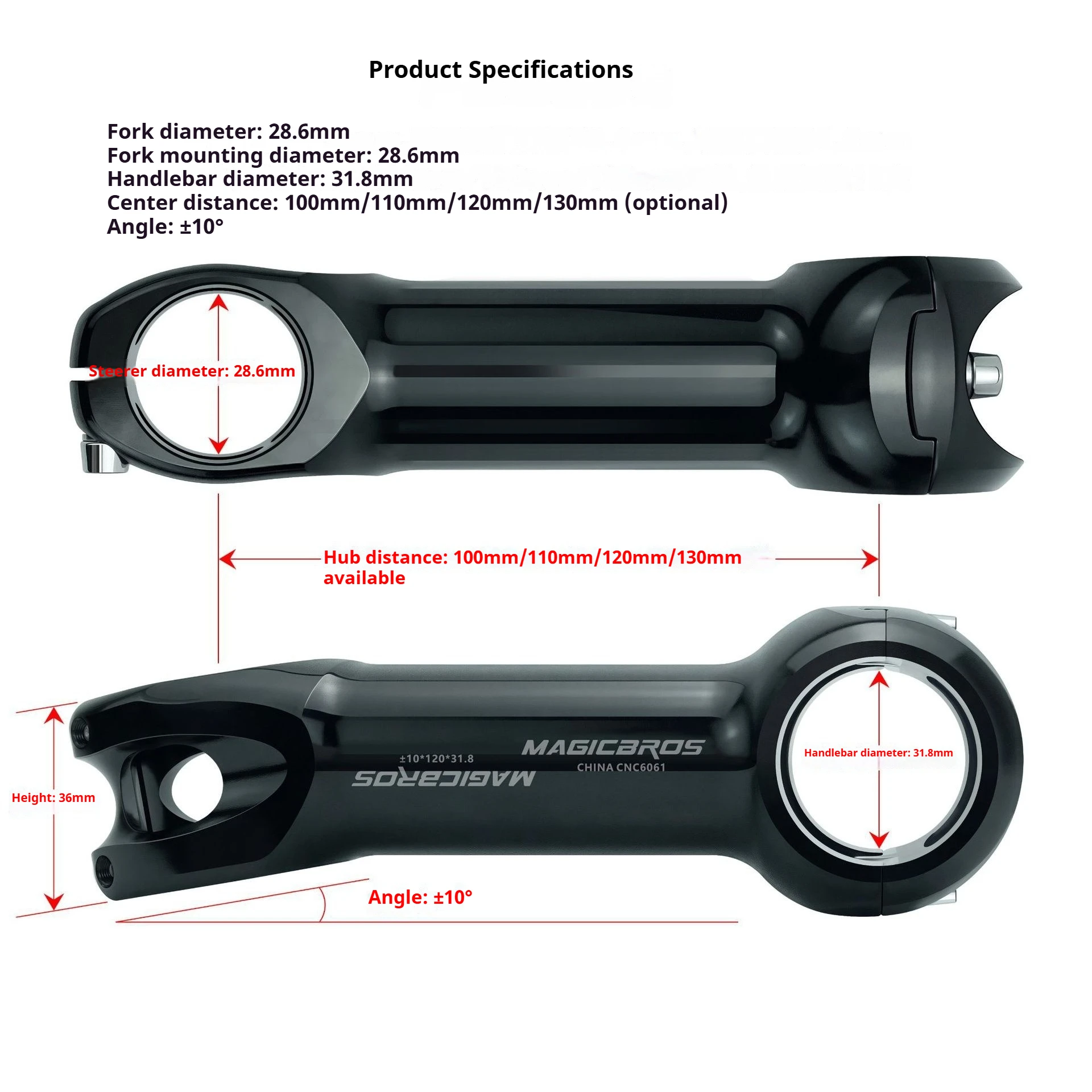 Attacco Manubrio Ultraleggero  - Cycling Gear For 10 Degrees recensione e prezzo