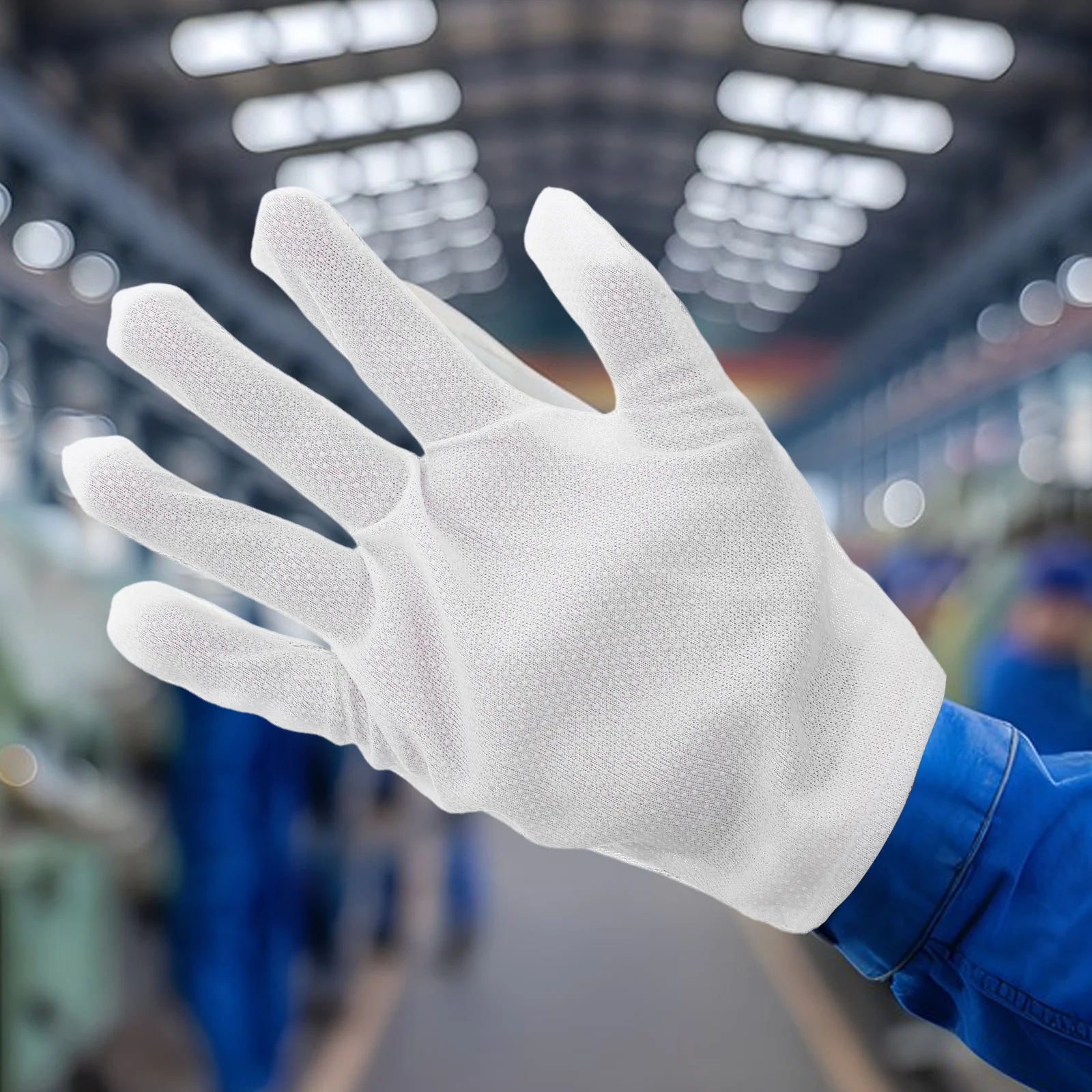 

200Pcs Anti-Static Gloves Esd Safety Non-Slip Dotted Washable Reusable Pc Building Electronics Repair Protective Gloves