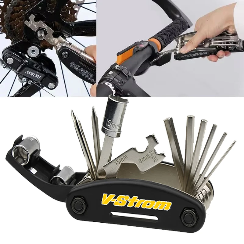 For VSTROM DL250 DL650 V-Strom DL1000 DL 650/XT 1000/XT 14-25 Motorcycle Accessories High Grade Foldable Tool Repair Screwdriver