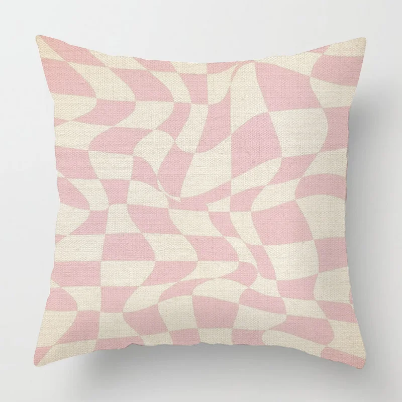 Home Decor Vibrant Geometric & Swirl Pattern Pillow Covers Pattern Cushion Cover Suitable for Sofa Bedroom Car Pillow Cover view 4