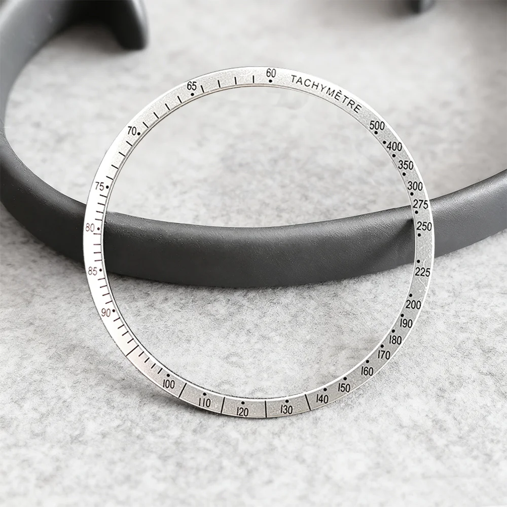 Bezel VK63 38.5*34mm Bezel Aluminium Datar Pengganti Aksesoris Jam Tangan Untuk Casing VK63 Aksesoris Bezel Suku Cadang