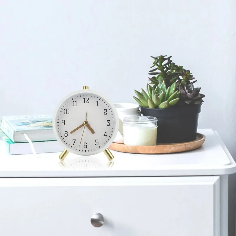 Modern‑Style Small Digital Table Alarm Clock Convenient Wake‑Up Reminder Ornament For Household Bedroom Bedside Desktop Home