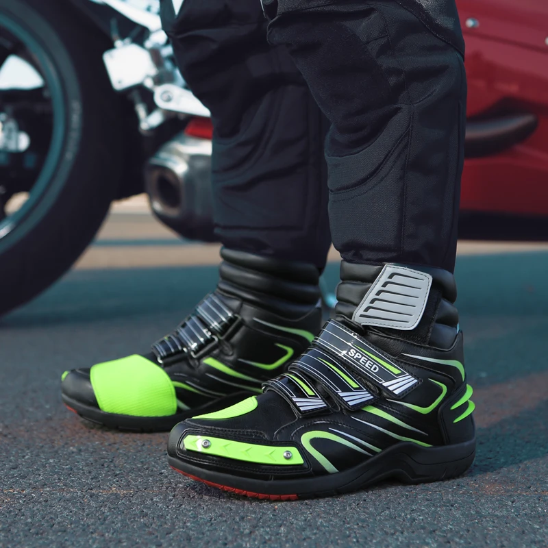 أحذية ركوب الدراجات النارية الاحترافية الجديدة للرجال مقاومة للاهتراء ومضادة للسقوط وأحذية ركوب الدراجات النارية على الطرق الوعرة للفصول الأربعة #6