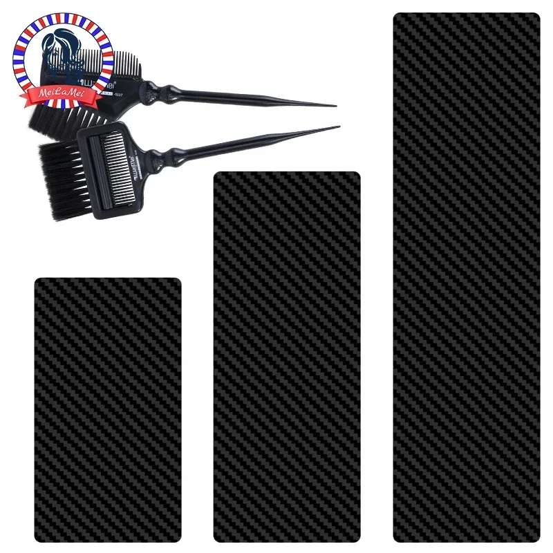 1/2/3/5Pcs Professional Hair Dye Brush & Carbon Texture Dye Boards Set Multi-Size Coloring Tools for Salon Home Hair Coloring