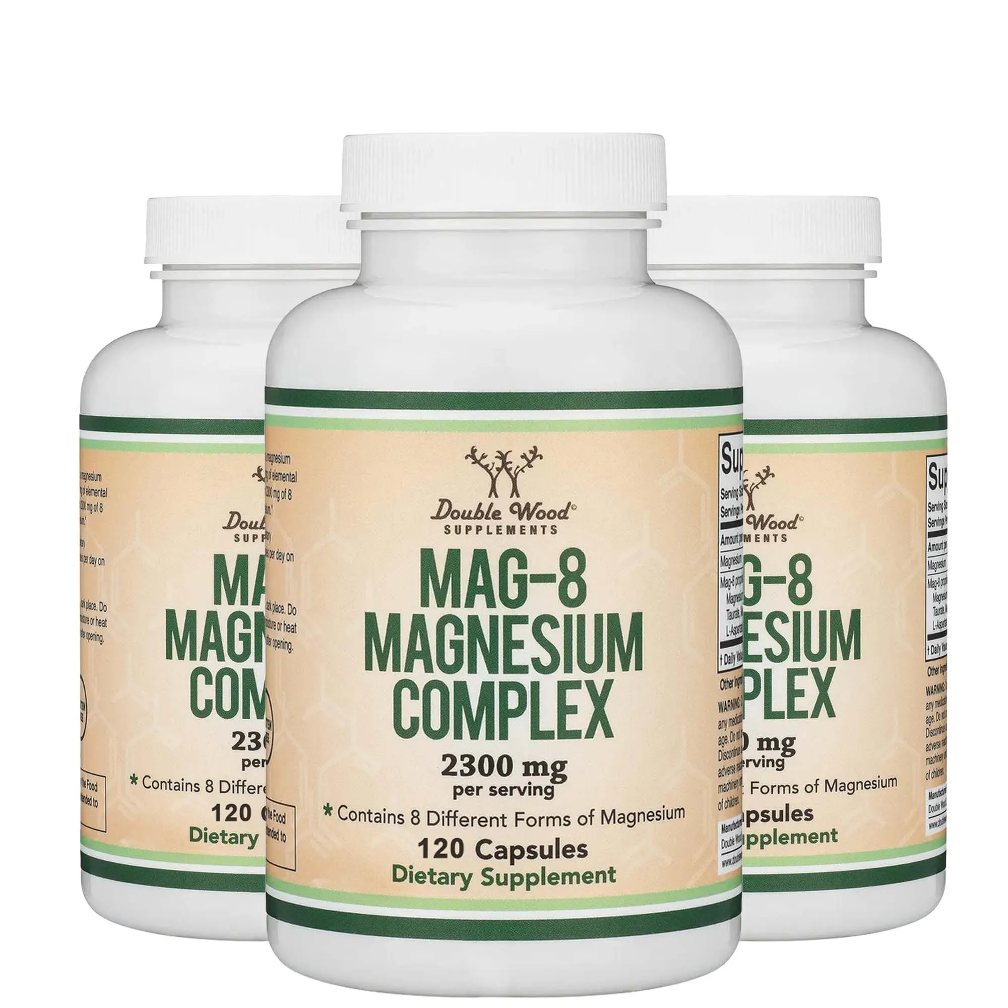 

MAG-8 Magnesium Complex - Support Energy, Bone Strength, Restful Deep Sleep, Brain Health & Anxiety Relief