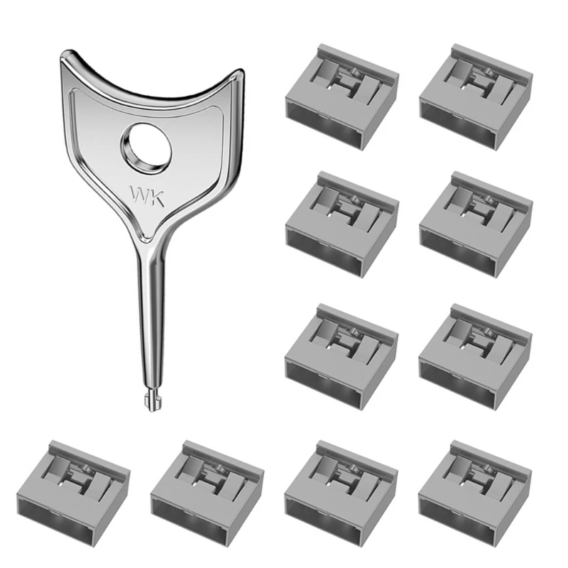 耐久性 USB ポート ブロッカー USB A ポート カバーは、コンピュータおよびノー​​トブックのドロップシップのデータ セキュリティ ポート保護を強化します