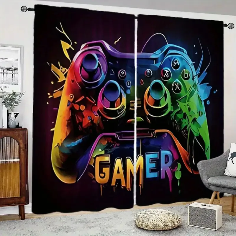 Dual Gaming Curtains 2pcs Pop - огляд і ціна Home Decor Youtube Videos
