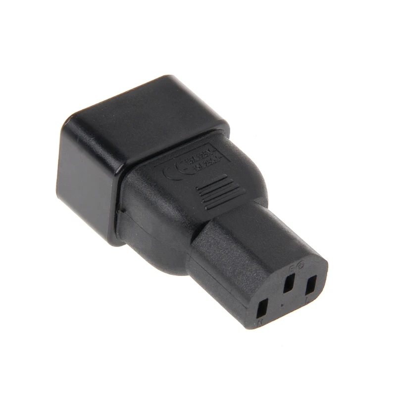 IEC 320 C20 3-Pin ذكر إلى C13 3-Pin أنثى التوصيل محول لإمداد الطاقة محول