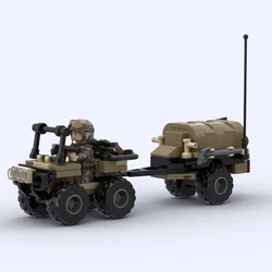 MOC military building block series MV 700 transport vehicle model assembled building blocks toys for children