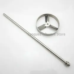 1pc Lab OD 50mm/60mm/80mm/100mm stainless steel Turbine Type Stirrer Paddle, stir blade or 1pc Dispersing Stirring mixing Rod