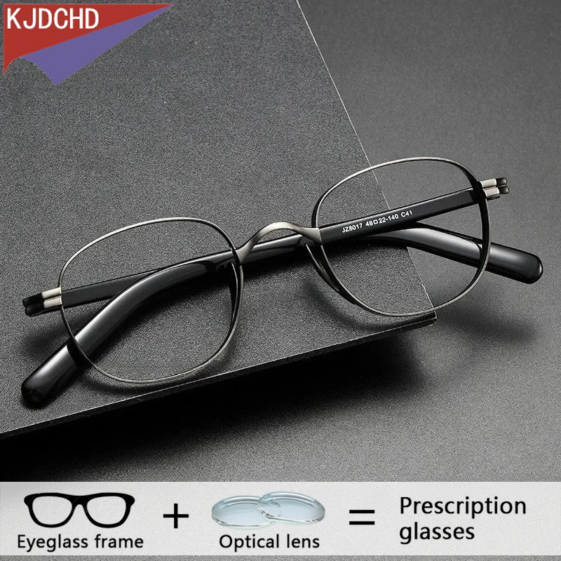 

Oval Titanium Multifocal Photochromic Glasses Men Progressive 1.74 Optical Eyeglasses Bifocal Doctor With Prescription Eyewear