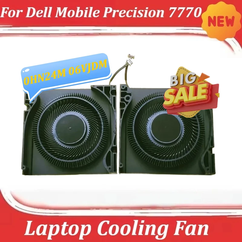 

Новый охлаждающий вентилятор для ноутбука Dell Mobile Precision 7770 0HN24M 06VJDM