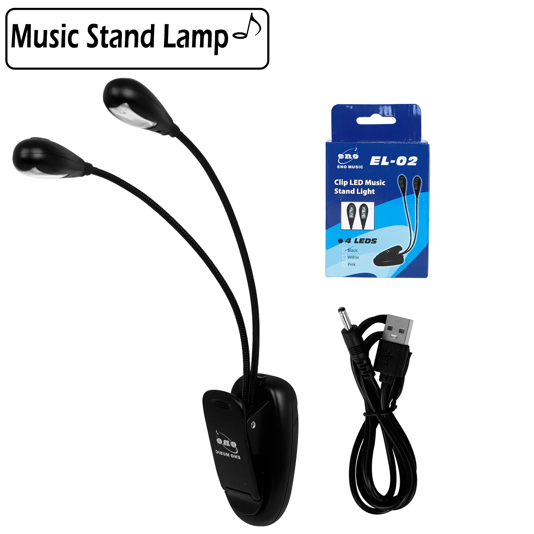 Musik ständer Lampe tragbare LED Lesung Nachtlicht Musik Score Lampe USB-betrieben weiches Licht Augenschutz Clip-Typ Touch Smart