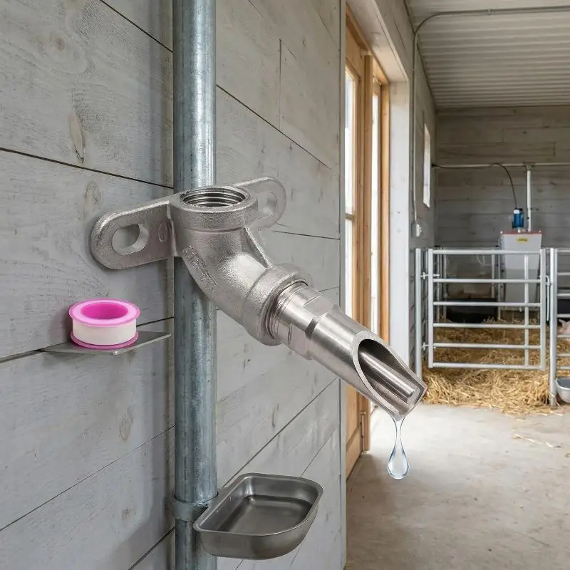 Automatic Piglet Drinker Set For Pigs 1/2
