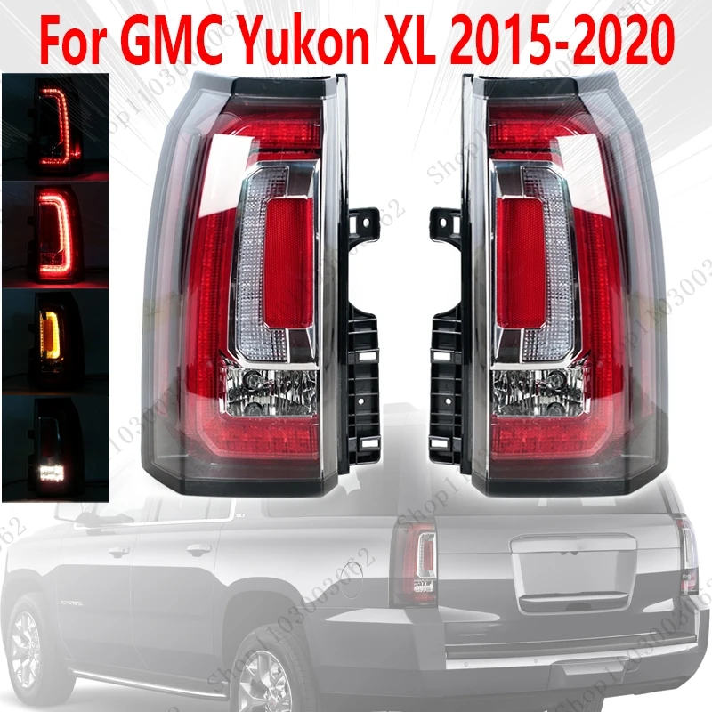 Auto Parts Rear Bumper Headlight Turn Signal Lamp Reverse Lamp Tail Light Assembly For GMC Yukon XL 2015-2020 84536243 84536242