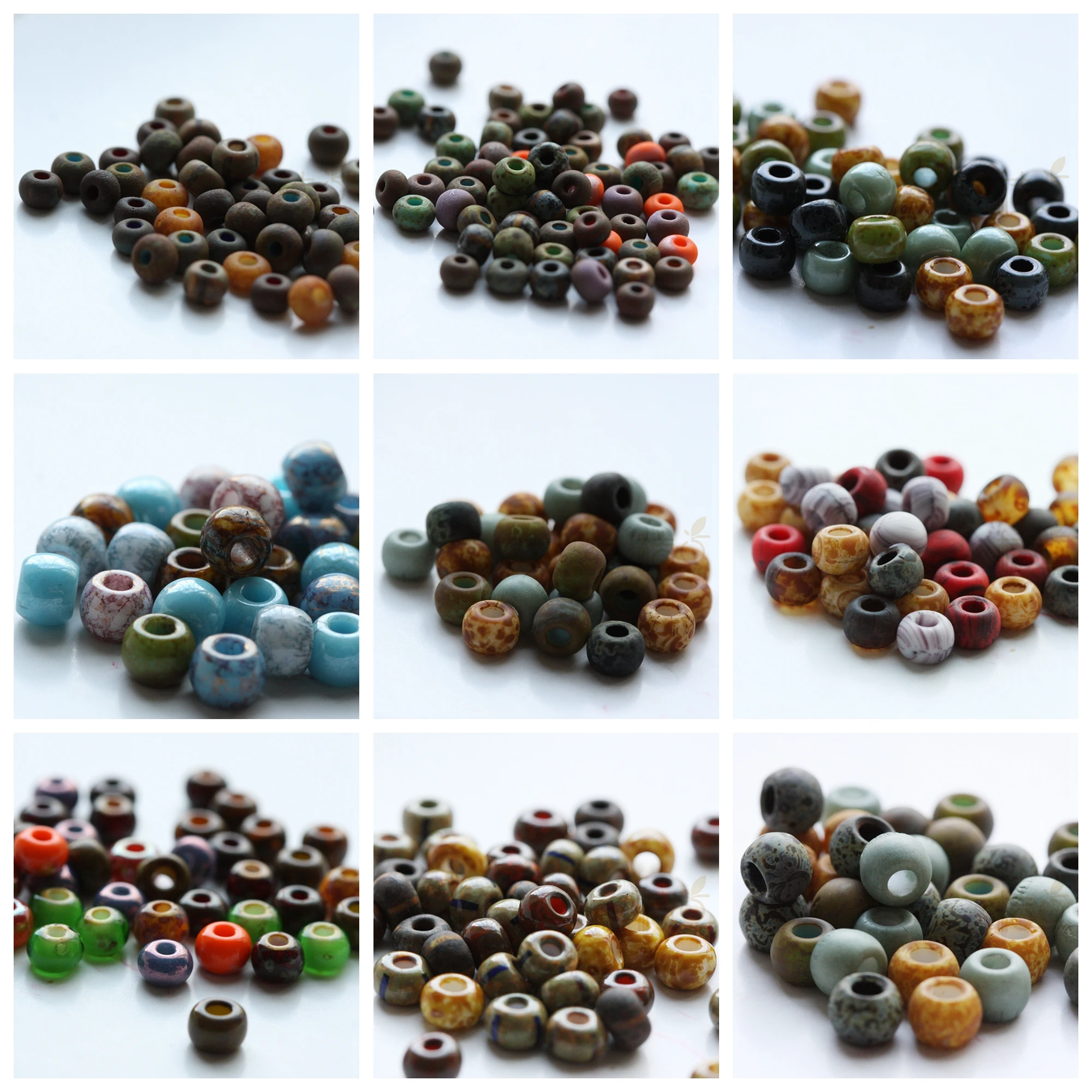 5 Grams Czech Aged and Mixed Seed Beads - Varies Colors (BONMIXB)