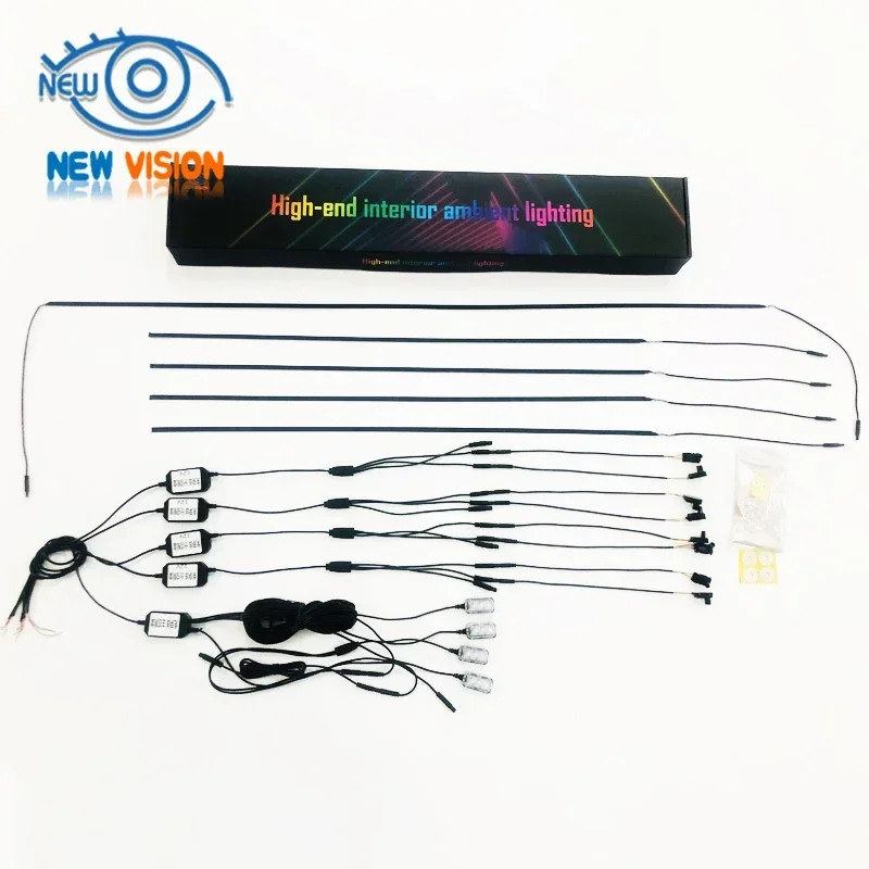 Car Interior Accessories Decorative APP Control Universal Car LED Strip Door Lamp Storage Foot Ambient Light