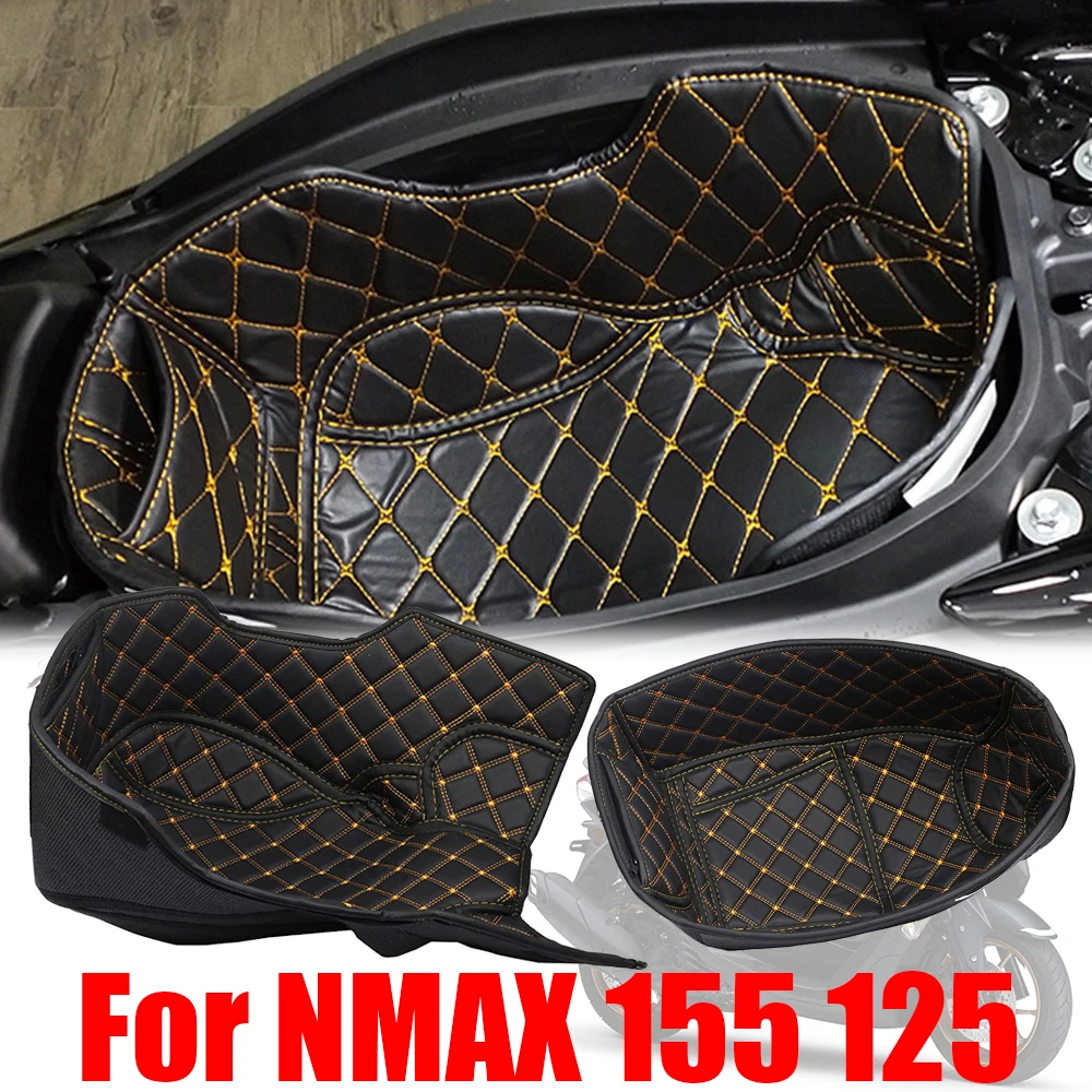 For Yamaha NMAX 155 125 N-MAX NMAX155 NMAX125 2015-2019 Accessories Seat Storage Box Liner Luggage Trunk Inner Pad Protector