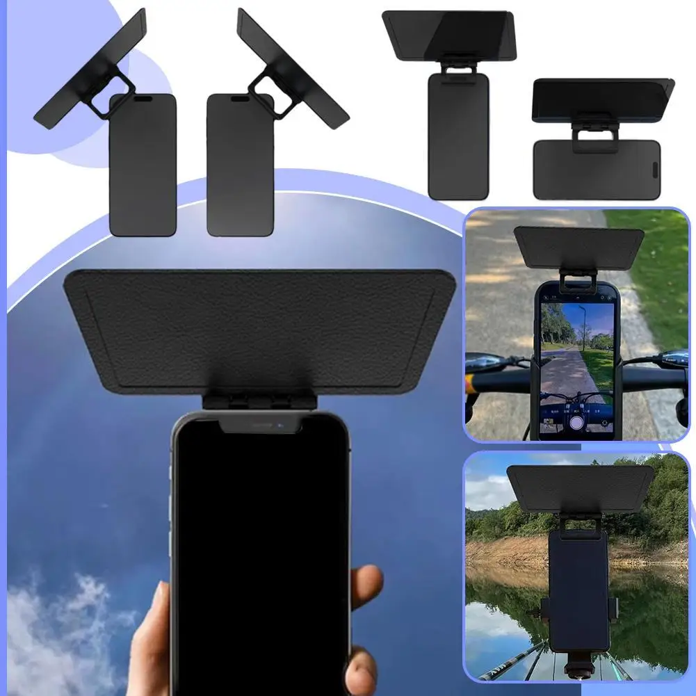 Foldable Mobile Phone Sun Visor Multi-angle Adjustment Easy Installation Portable Waterproof Sun-proof Anti-mobile Phone Glare