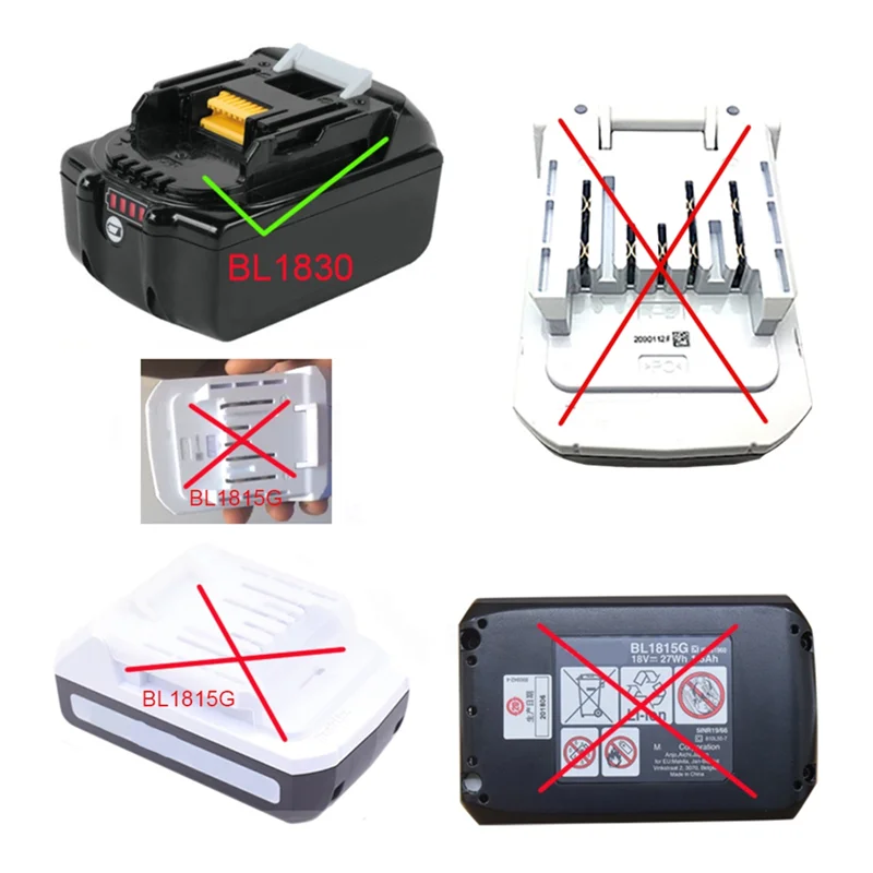 2106 Battery Adapter Converter for Makita 18V Li-Ion Battery BL1830 on for DAYI A3 48F 88F Battery Lithium Tool Vogue