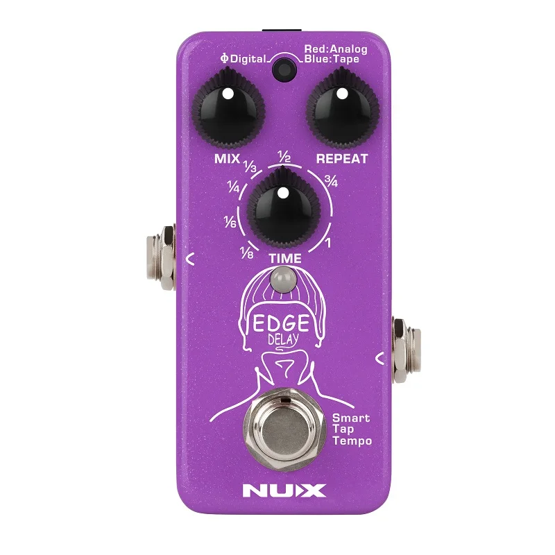 NUX Guitar Pedal NDD-3 EDGE Delay 3 delay types in the mini enclosure True-bypass or Buffer-Bypass