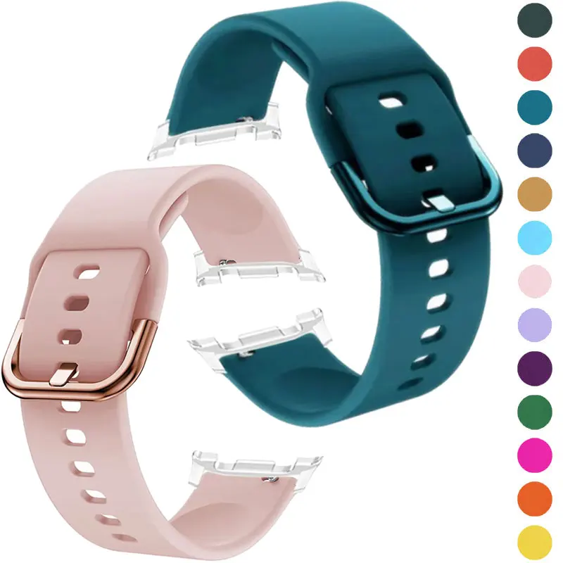 

High Quality WatchBand For Samsung Watch8 Strap 40-44mm Sport Original Silicone Bracelet Galaxy Watch 8Classic 46 Band 7/8 Ultra