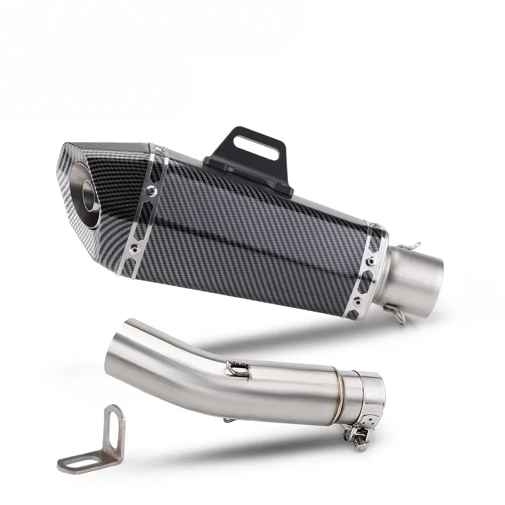 For Suzuki GSX-S1000 GSX-S1000F 2015-2025 Katana 1000 Motorcycle Exhaust Pipe With Mid Tail Link Pipe System Escape 51MM Slip-On