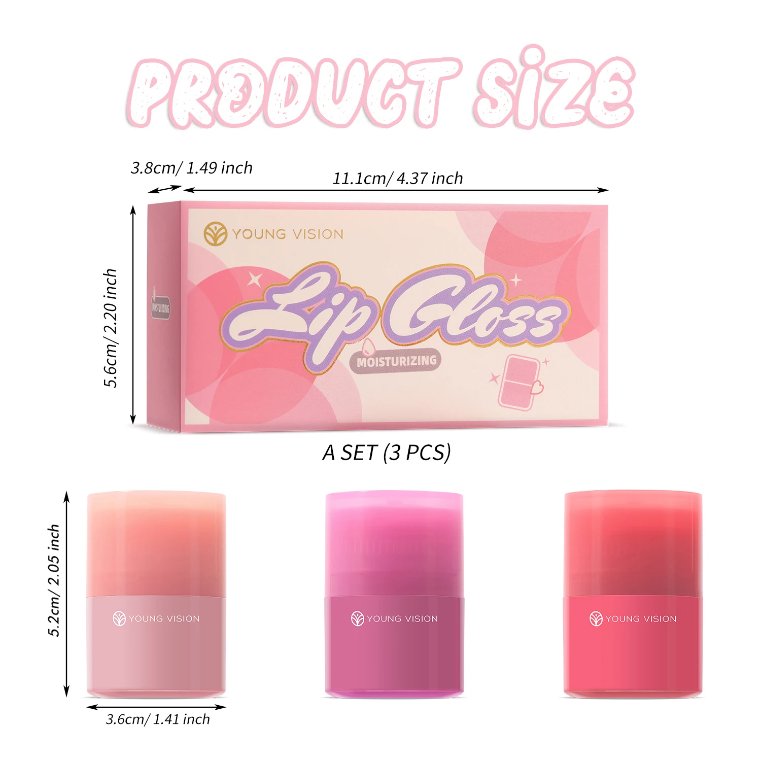 مجموعة بلسم الشفاه المغذي والترطيب الشفاف ملمع الشفاه زيت الشفاه طبقات ملمع الشفاه أحمر الشفاه للمظهر اللطيف #6