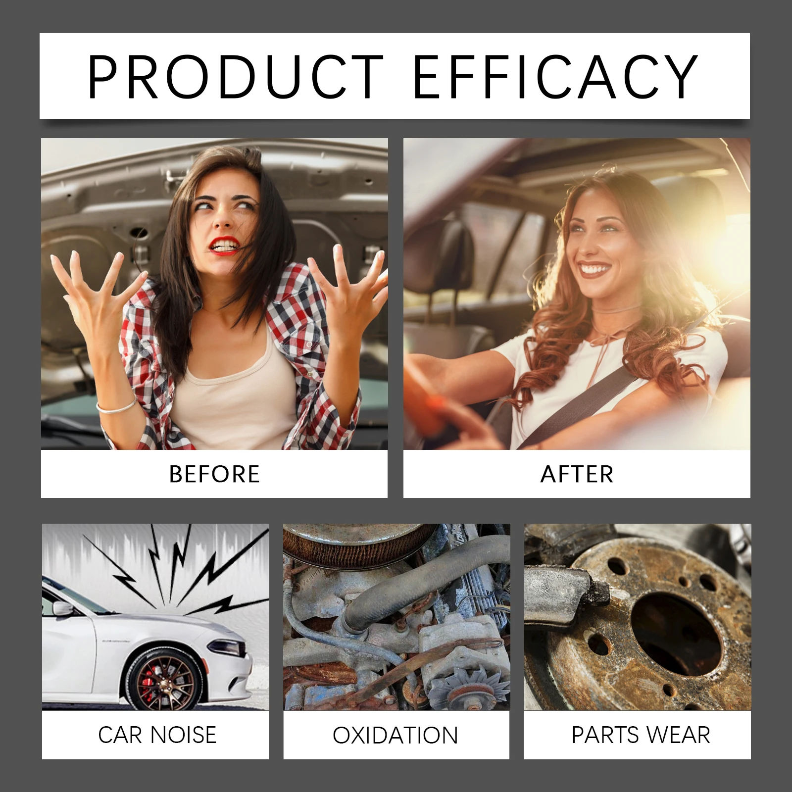 Engine Anti Wear Protection Oil Reduces Noise Vibration Engine Restorer Friction Eliminator Performance Booster Stabilizer 100ml