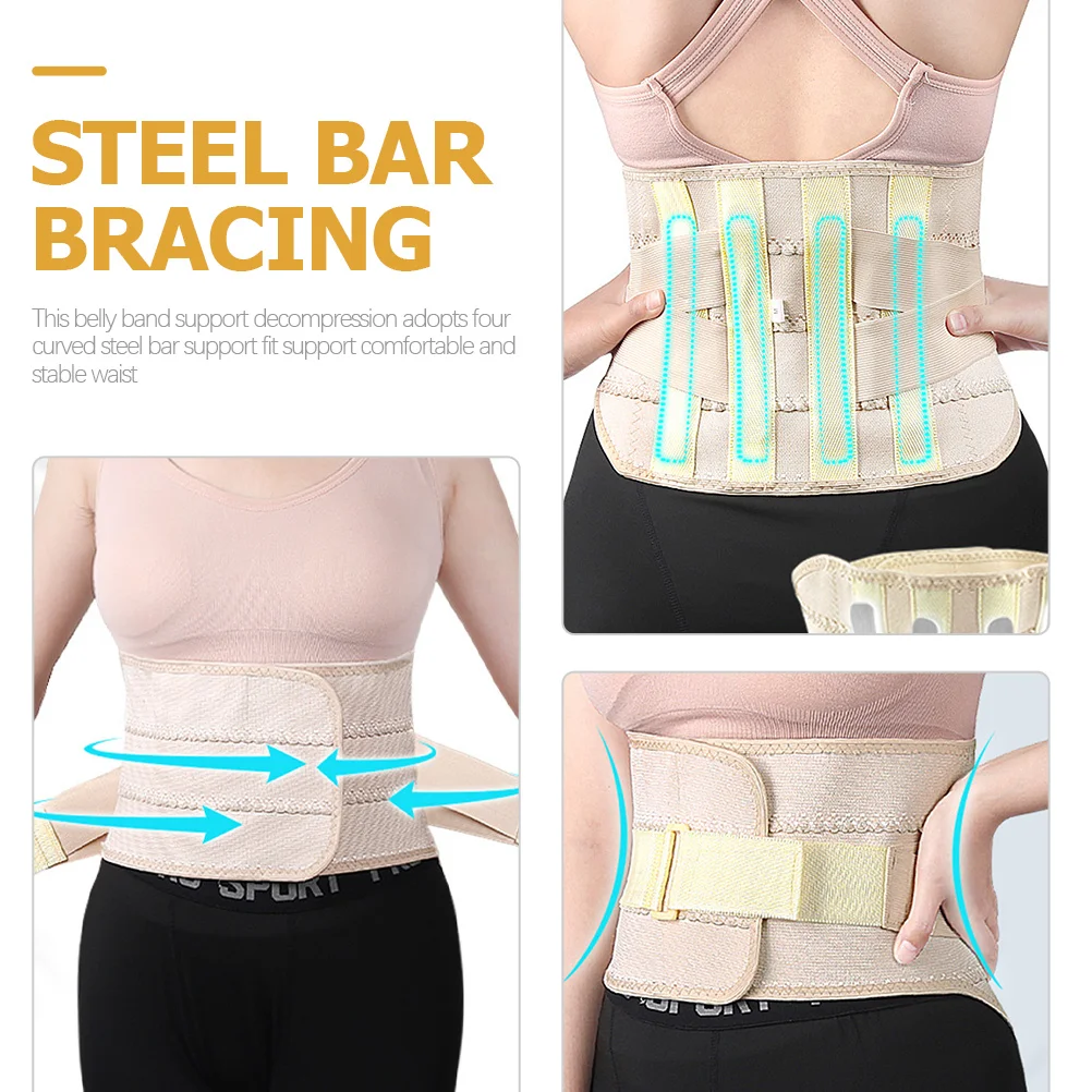 Premium Taille Trainer Riem Moederschap Postpartum Buikband Abdominale Ondersteuning Gordel C-sectie Maat Stalen Staaf