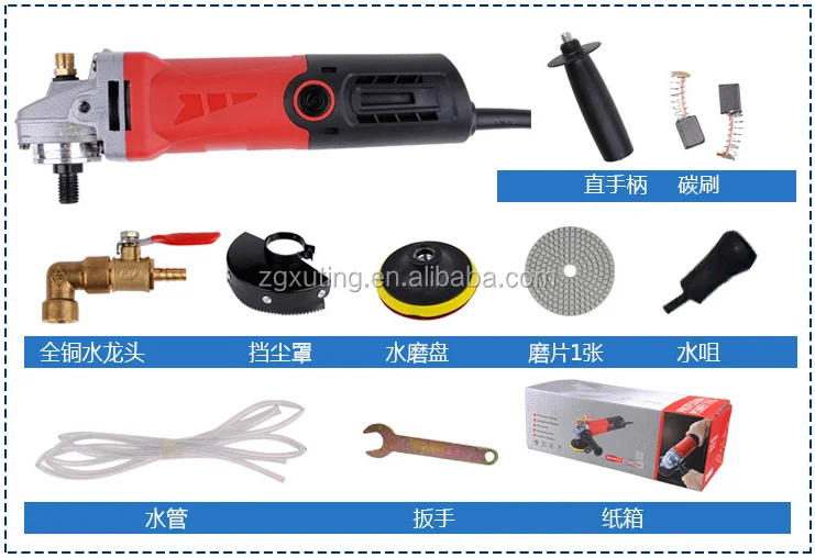 Ajustar a velocidade do moedor de ângulo de água 900W grande potência