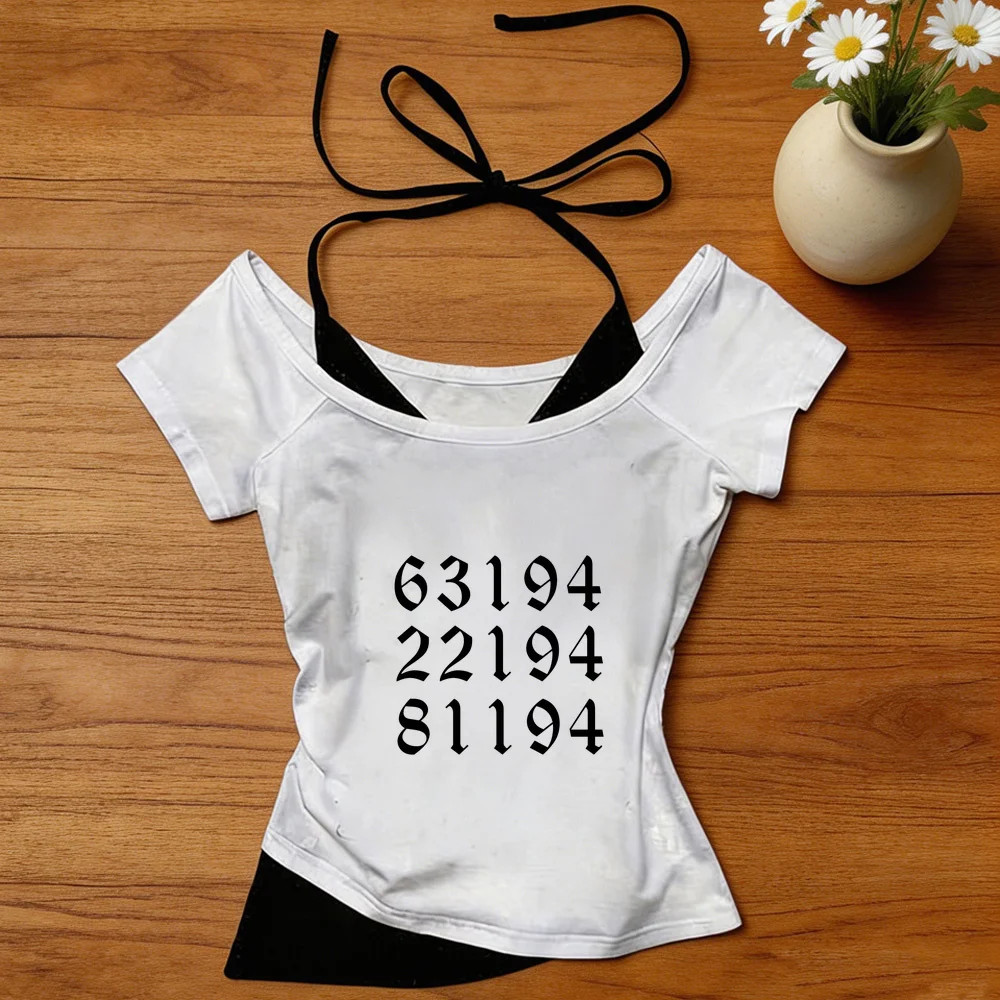 the Promised Neverland cropped top teen vintage kawaii funny goth emo tshirt cute gyaru manga summer streetwear