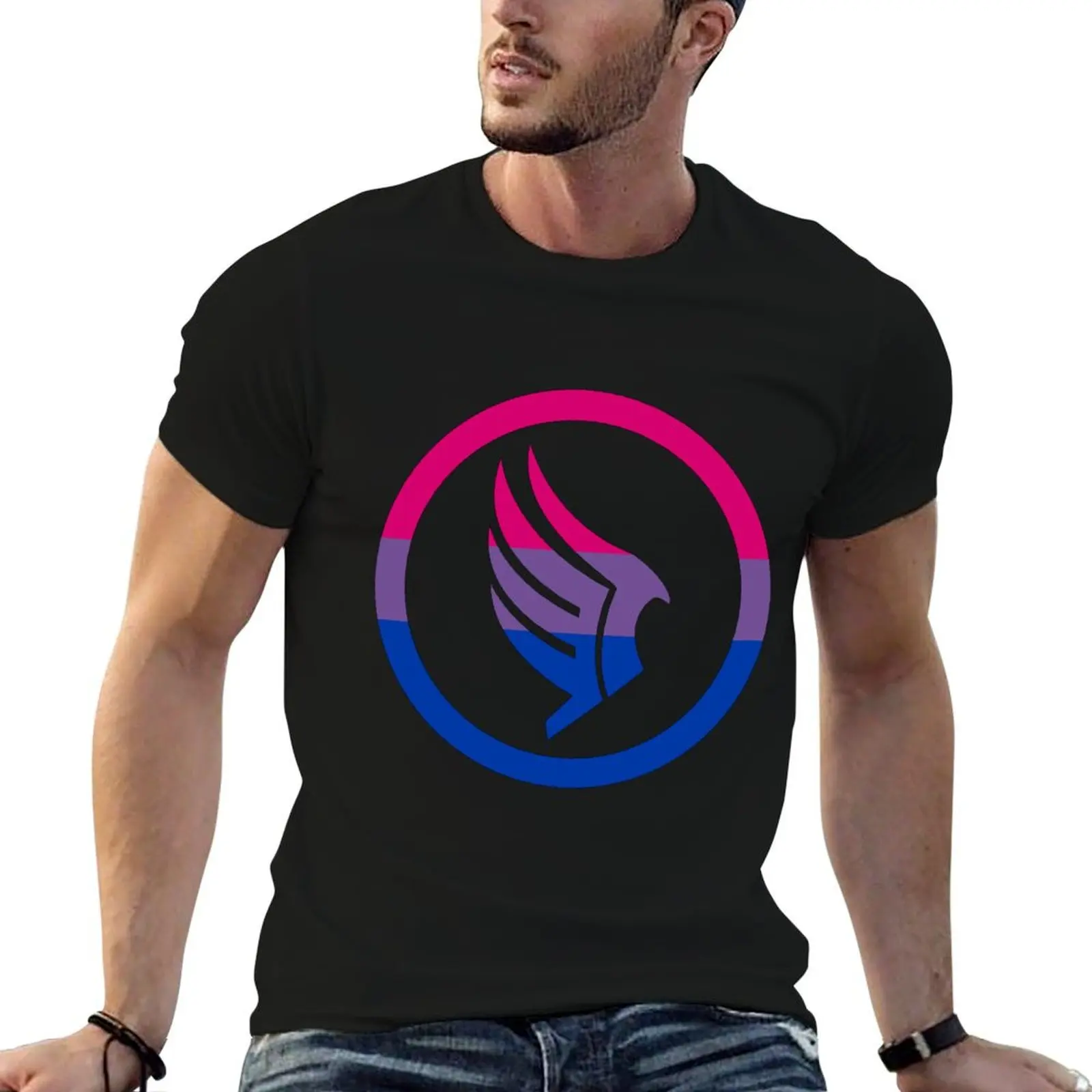 Bisexual Paragon T-Shirt Large Size Short Sleeve T-Shirt