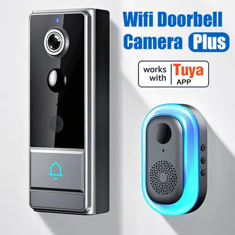 Smart Video Doorbell: PIR Motion Sensor, Two-Way Intercom, Night Vision, Wireless Doorbell Camera