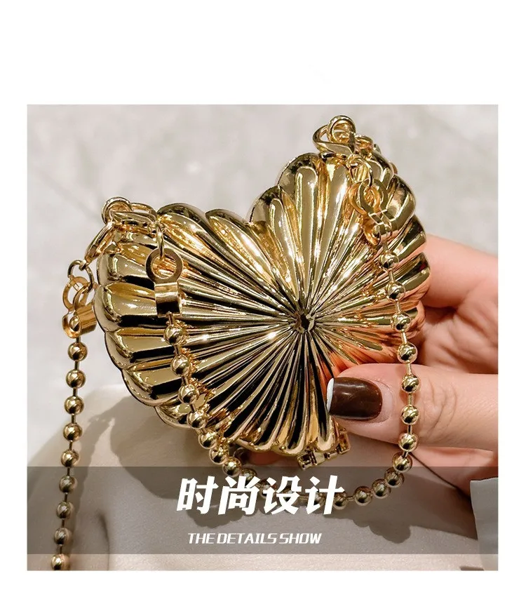 2025 Mini Damen Acryl Abendtasche Designer Luxus Gold Silber Handtaschen Geldbörse für Hochzeit Party Kette Umhängetasche Umhängetasche – Detail 36