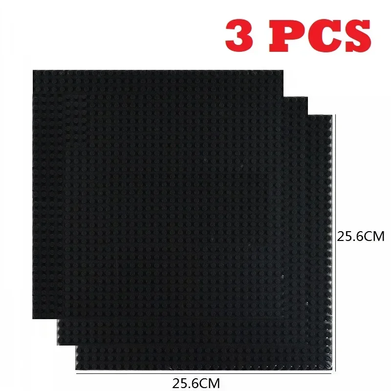 3PCS MOC Klassieke Basisplaten Blokken 32x32 32x16 Dots Plastic Building BasePlates Bricks Assembly Stad Weg Tuin bouw
