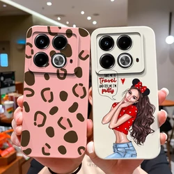 case For Infinix Note 40 Note 40 Pro 4G 5G Sweet Girls Pattern Shockproof Back Cover For Infinix Note 40 Pro Plus Silicone Funda