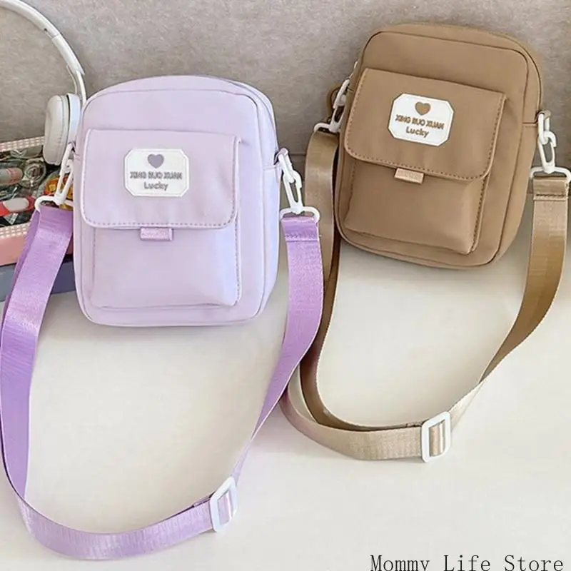 

Women Bag Japanese Styles Shoulder Bag Solid Color Crossbody Bag
